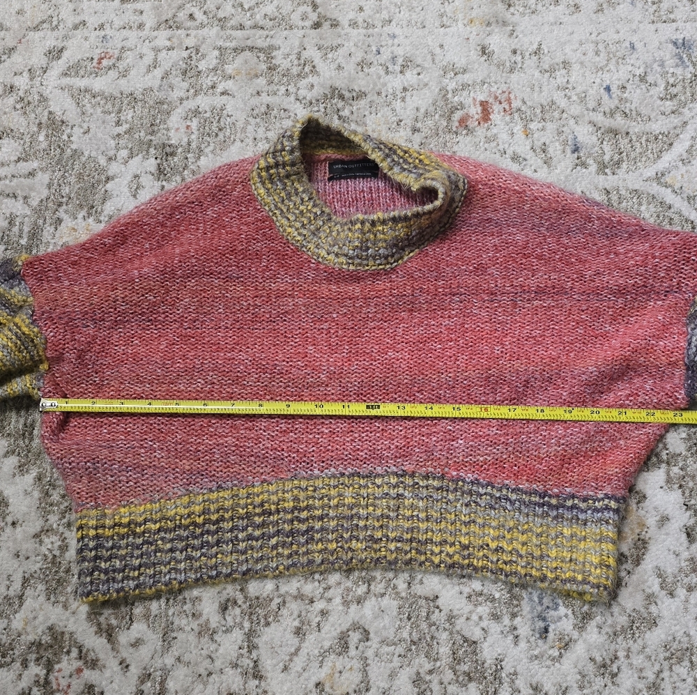 Urban Outfitters Colorful Knit Women's Crop Sweater-Size Small - Picture 14 of 14